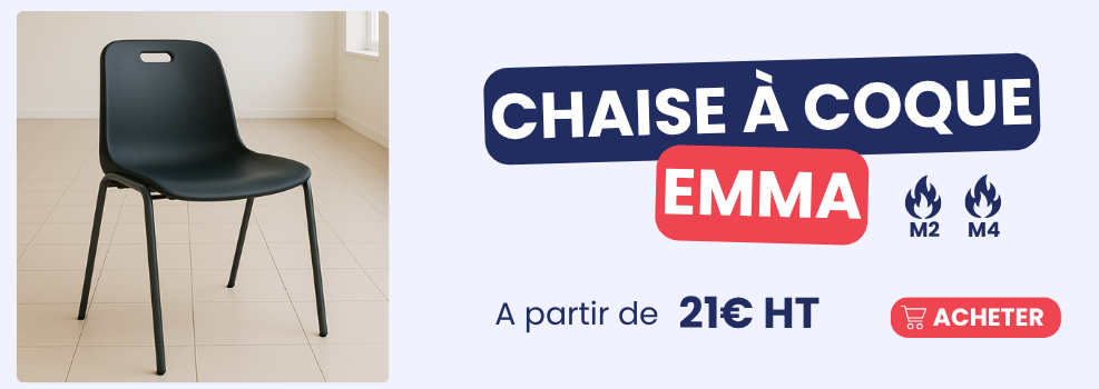 Chaise à coque Emma